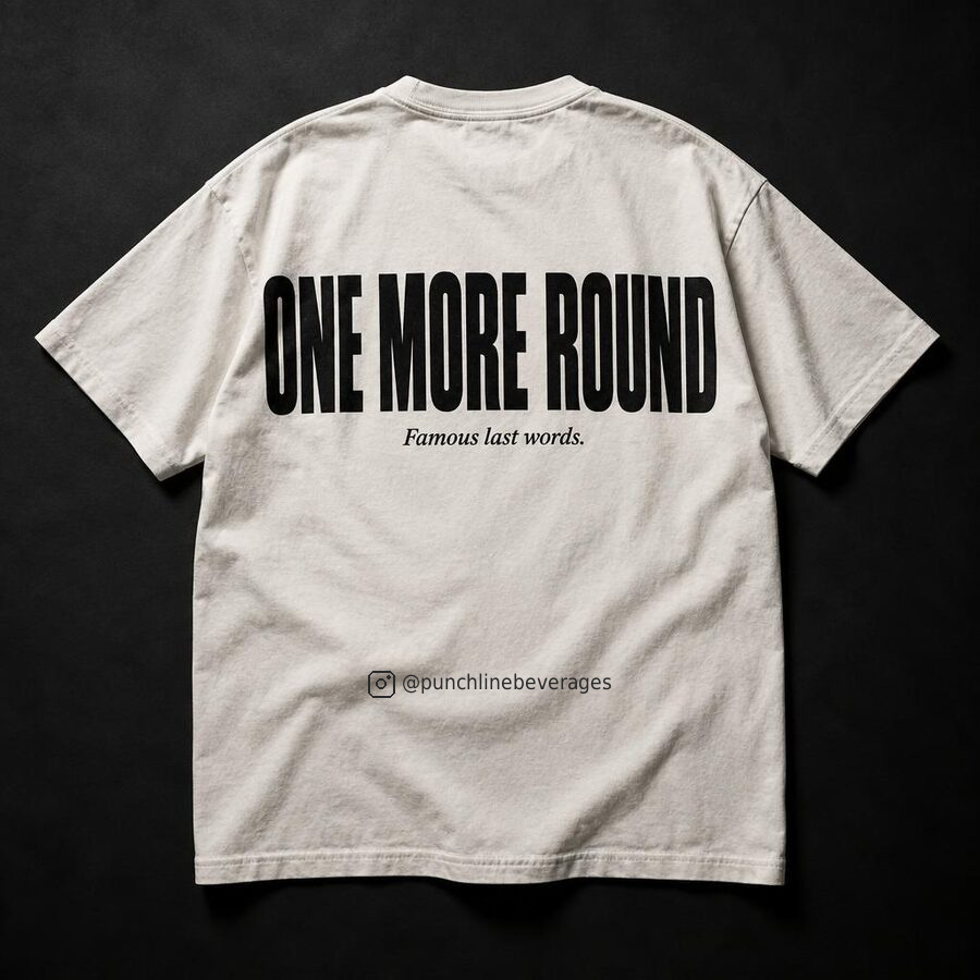 One More Round Tee — back